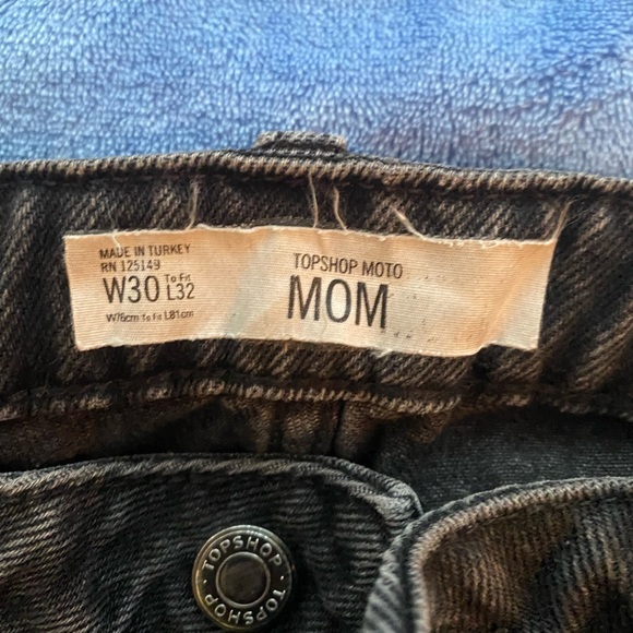 TOPSHOP Denim Black Jeans - Picture 4 of 4